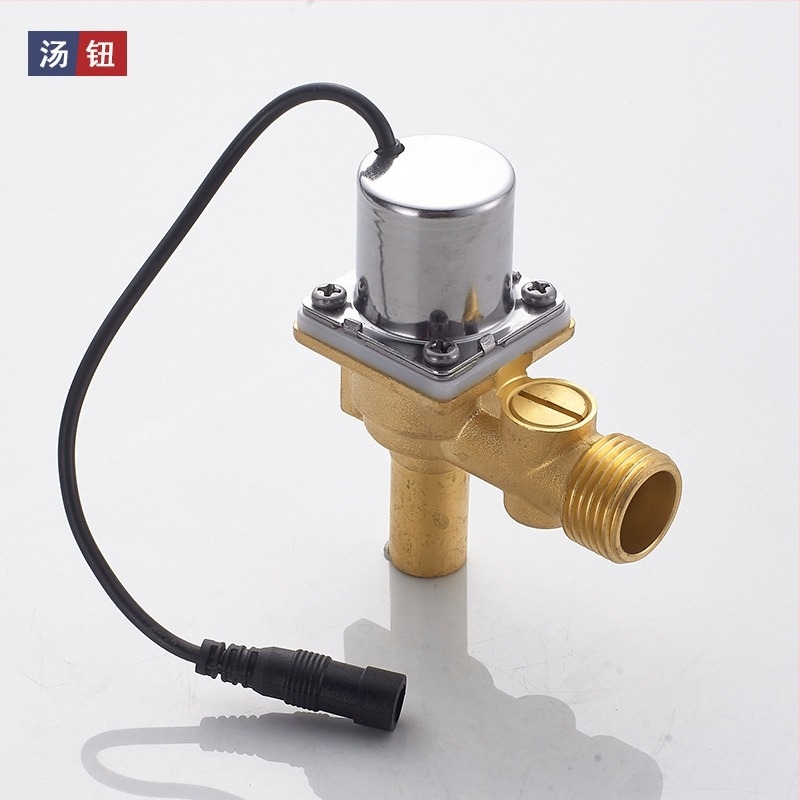 Capul ventilului pulsator senzorial pentru urină, corp din cupru, DC6V