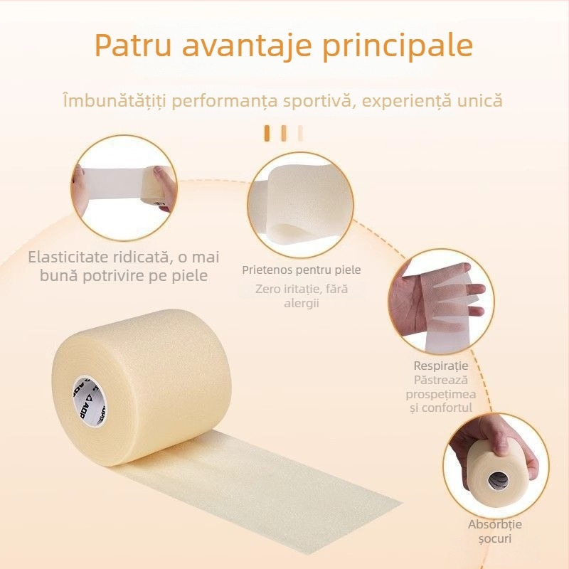 Bandă pentru patelă — Bandaj de unică folosință cu burete adeziv pentru susținerea mușchilor
