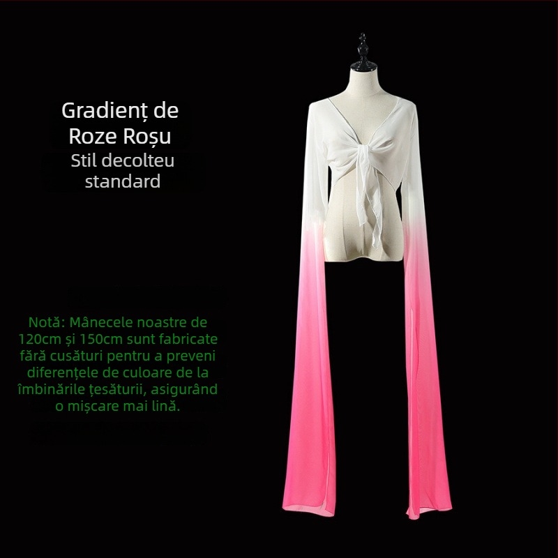 Water Sleeve Opera Top pentru adulți - Costum de dans unisex, poliester, conținut 90–95% poliester, Vara 2022