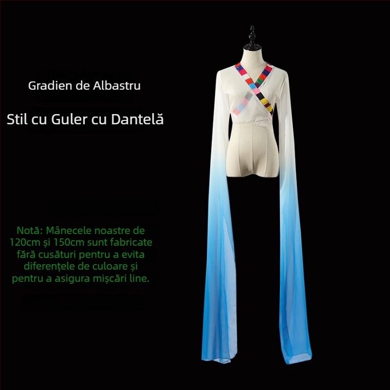 Water Sleeve Opera Top pentru adulți - Costum de dans unisex, poliester, conținut 90–95% poliester, Vara 2022