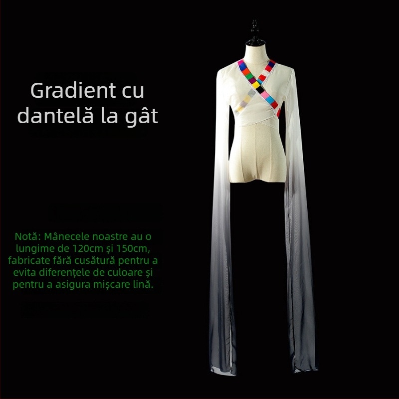 Water Sleeve Opera Top pentru adulți - Costum de dans unisex, poliester, conținut 90–95% poliester, Vara 2022