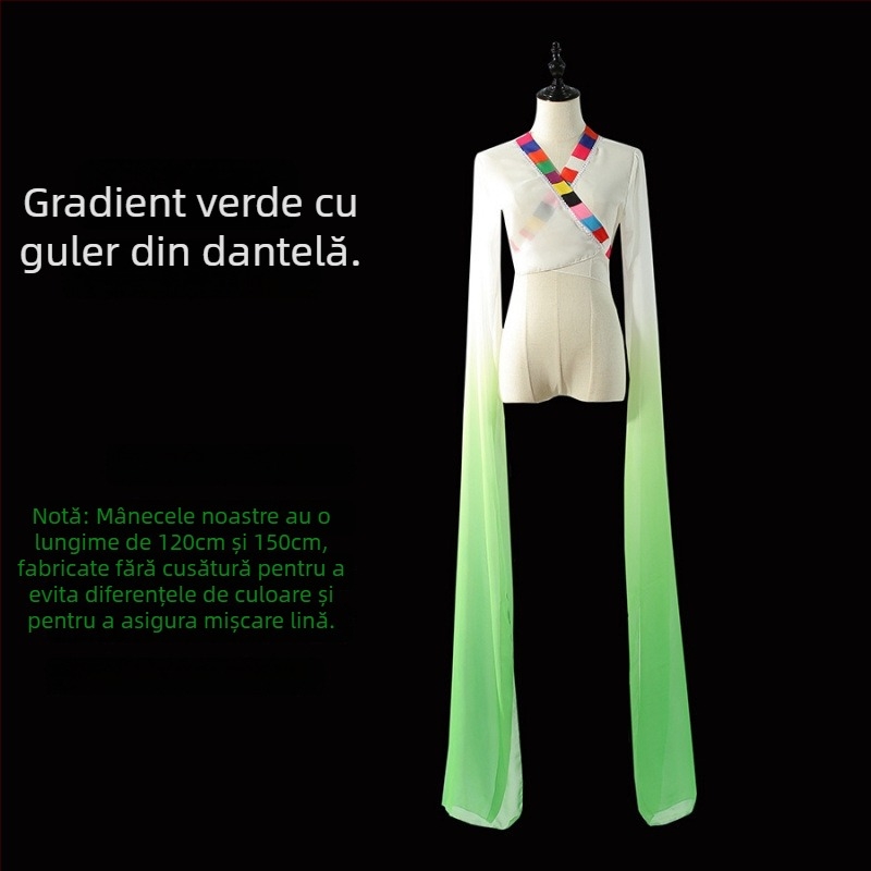 Water Sleeve Opera Top pentru adulți - Costum de dans unisex, poliester, conținut 90–95% poliester, Vara 2022