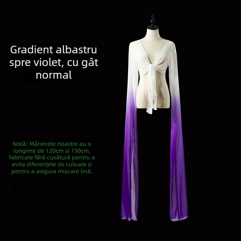 Water Sleeve Opera Top pentru adulți - Costum de dans unisex, poliester, conținut 90–95% poliester, Vara 2022