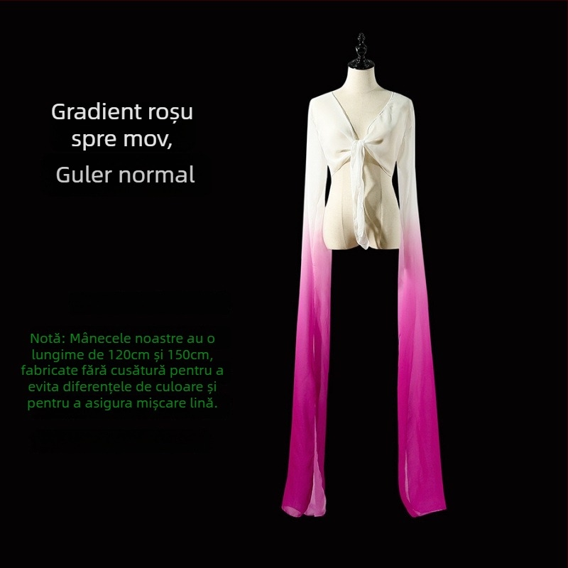 Water Sleeve Opera Top pentru adulți - Costum de dans unisex, poliester, conținut 90–95% poliester, Vara 2022