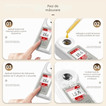 Senzor de zahăr pentru fructe Sheng bangrong, model 1, 1 kg, afișaj digital de înaltă precizie pentru testarea conținutului de zahăr