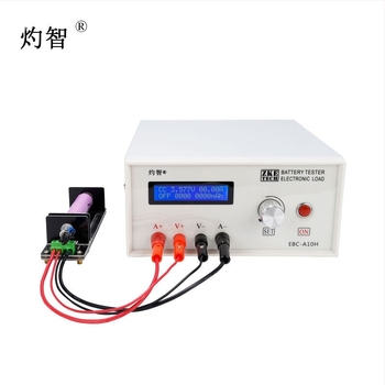Tester de capacitate a bateriei cu sarcină electronică și test al sursei de alimentare, încărcare 5A / descărcare 10A, model EBC-A10H, brand Burning Wisdom