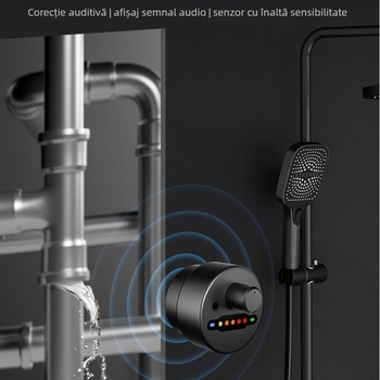 Detector de surse sonore F03 pentru ascultare, detectarea scurgerilor și captarea sunetului