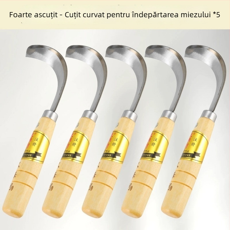 Cuțit separator pentru jackfruit – oțel inoxidabil, unealtă multifuncțională pentru eliminarea miezului și despărțirea fructului