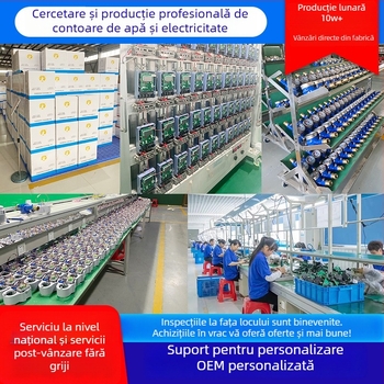 Contor Bluetooth inteligent pentru locuințe și spații închiriate, cu scanare de la distanță pentru încărcare și plată, monofazat, preplătit