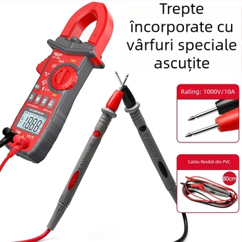Delixi 1708A clamp meter – Măsurare automată a tensiunii AC/DC
