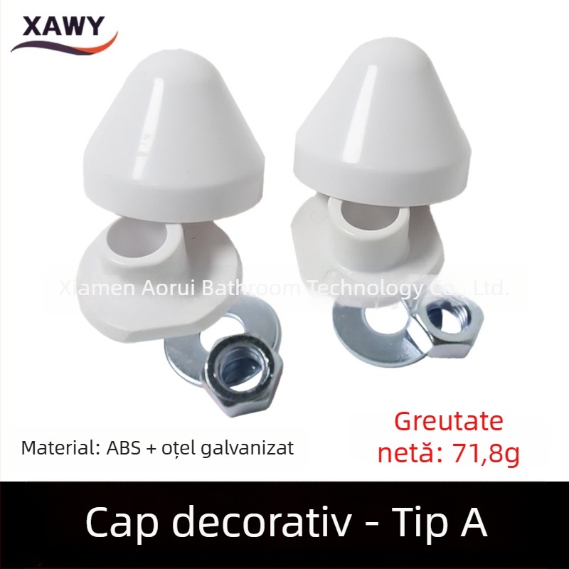 Set de fitinguri pentru toaletă cu montaj pe perete – rezervor ascuns; PVC, silicon, PE; pentru canalizare; turnare prin matriță