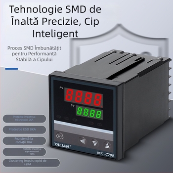 Termostat Rexc700 cu afișaj digital, controler inteligent de temperatură, PID complet automat, reglaj PID ajustabil
