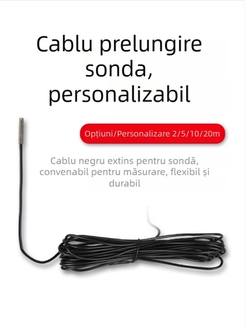 Termometru digital pentru apă cu sondă etanșă — Model 1564561 — Brand: Altul — Origine: China continentală