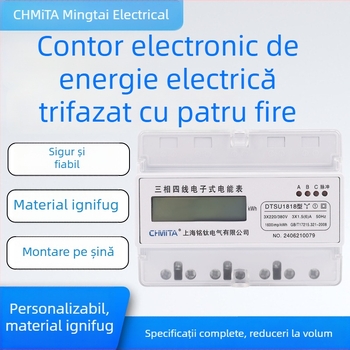 Măsurător electronic de energie trifazat, cu patru fire, 3VA1, compatibil cu contor multifuncțional de tensiune, curent și putere
