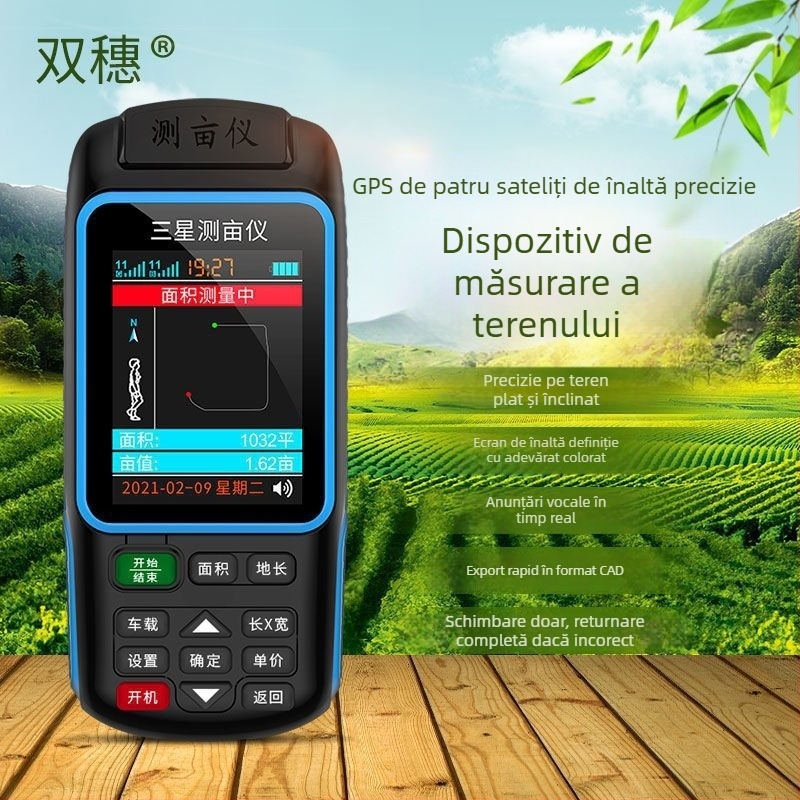 Instrument portabil GPS pentru măsurarea suprafeței terenului – Înaltă precizie pentru acri; potrivit pentru combine și vehicule; Marca Yao qing; Origine: China