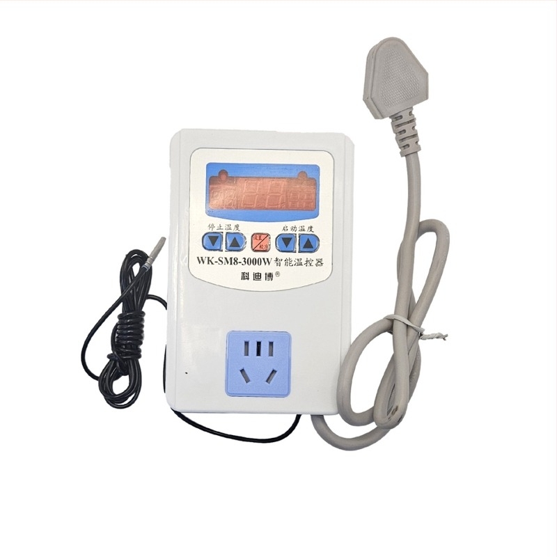 Termostat digital inteligent pentru încălzire prin pardoseală, cu afișaj digital, 220V, conectare la priză