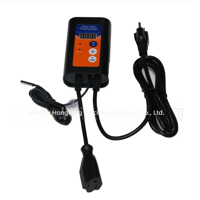 Termostat SUA standard, inteligent, afișaj digital, cablu de alimentare 1.8 m, 16 AWG