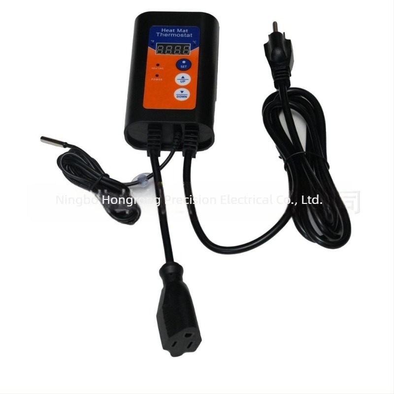 Termostat SUA standard, inteligent, afișaj digital, cablu de alimentare 1.8 m, 16 AWG