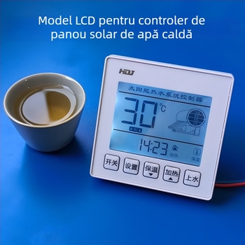 Controler pentru încălzitor solar de apă, modelul 86, afișaj LCD, montaj ascuns, precizie 99%
