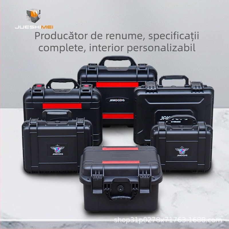 Cutie de unelte portabilă din PP cu înveliș EVA, destinată bateriilor dronelor; cutie din plastic portabilă cu capacitate de încărcare 50