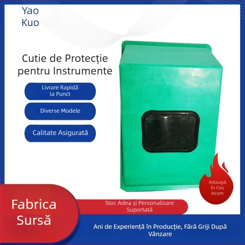 Cutie verticală din fibră de sticlă pentru instrumente, personalizabilă, duritate medie, capacitate la cerere