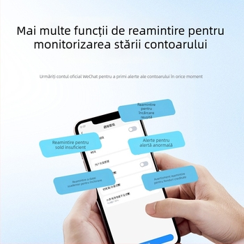 Xinzhuo contor electric inteligent preplătit, scanare cod QR, citire la distanță 4G, Bluetooth, monofazic, pentru locuințe în chirie