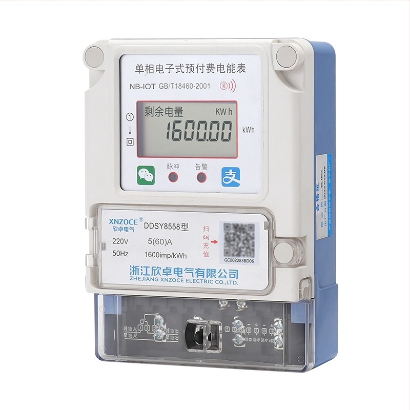 Xinzhuo contor electric inteligent preplătit, scanare cod QR, citire la distanță 4G, Bluetooth, monofazic, pentru locuințe în chirie