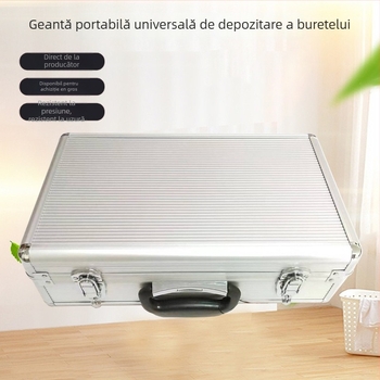 Cutie din aliaj de aluminiu pentru unelte și instrumente, portabilă, personalizabilă, kit