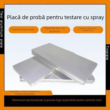 WP-YB101 plăcuță de aluminiu pentru test, dimensiuni 70×150×0.5 mm, prelucrare și personalizare disponibile