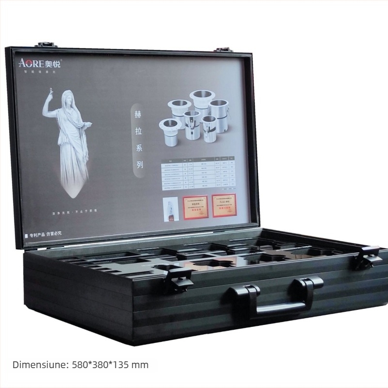 Valiză de transport din aliaj de aluminiu pentru echipamente, cutie pentru iluminat din aliaj de aluminiu, serie pliabilă, Silai luggage