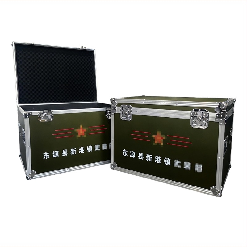 Caz de transport din aliaj de aluminiu pentru instrumente și echipament, rezistent la șocuri și apă, potrivit pentru drone și echipament medical