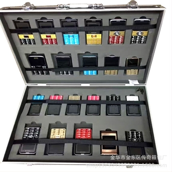 Cutie de afișaj pentru telefoane mobile din aliaj de aluminiu, pentru persoane în vârstă, 20 L capacitate, încărcare 8 kg