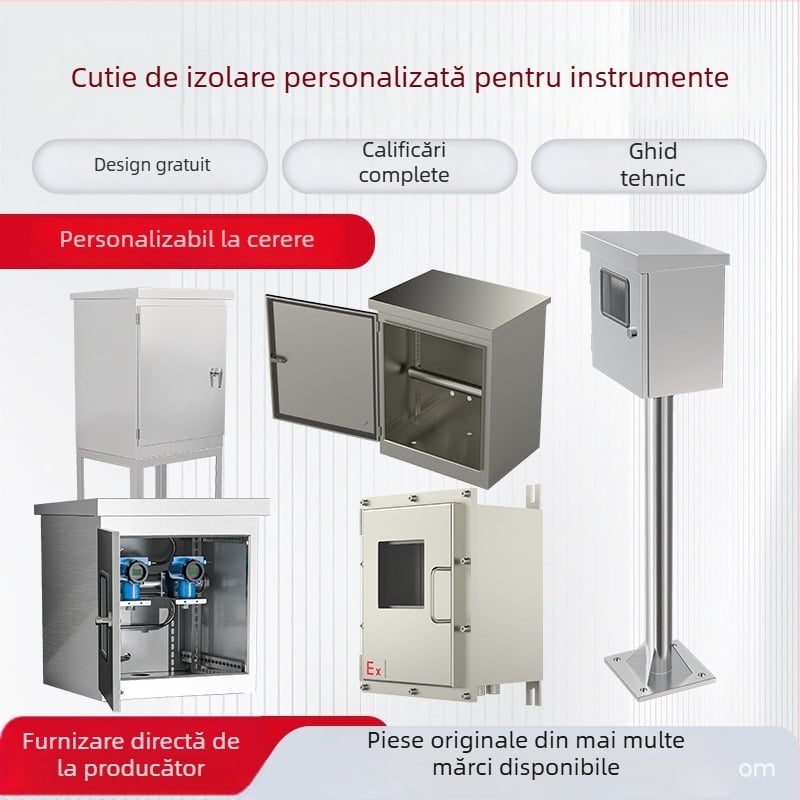 Cutie izolatoare pentru instrumente cu încălzire electrică și prin abur, protecție pentru transmițător, oțel inoxidabil 304, rezistentă la explozie, personalizabilă