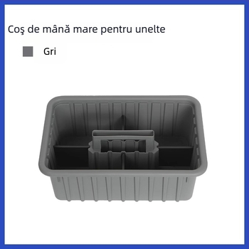 Cutie de unelte din plastic, coș de mână pentru unelte, depozitare pentru unelte și instrumente, origine Jiangxi, rezistență la încărcare