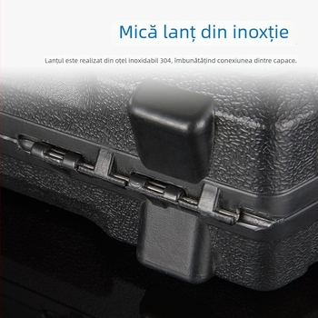 Cutie de unelte din plastic cu construcție blow molding, pentru unelte cu baterie litiu, cutie universală de instrumente