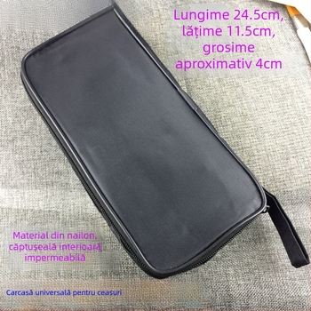 Cutie din plastic pentru unelte: multimetr digital, clampmetru și ampermetru; geantă compactă de unelte pentru reparații