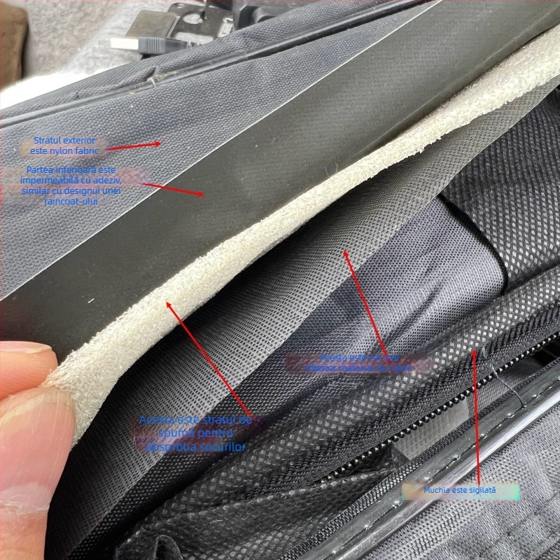 Cutie din plastic pentru unelte: multimetr digital, clampmetru și ampermetru; geantă compactă de unelte pentru reparații