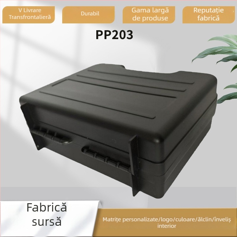 Cutie protejată de unelte din plastic pentru lucrări electrice — impermeabil, design îngroșat, portabilă pentru mașină, capacitate 4,8 L, sarcină 25 kg