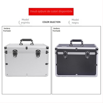 Cutie pentru unelte din aliaj de aluminiu – Cutie de depozitare multifuncțională