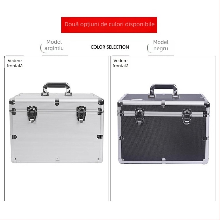 Cutie pentru unelte din aliaj de aluminiu – Cutie de depozitare multifuncțională