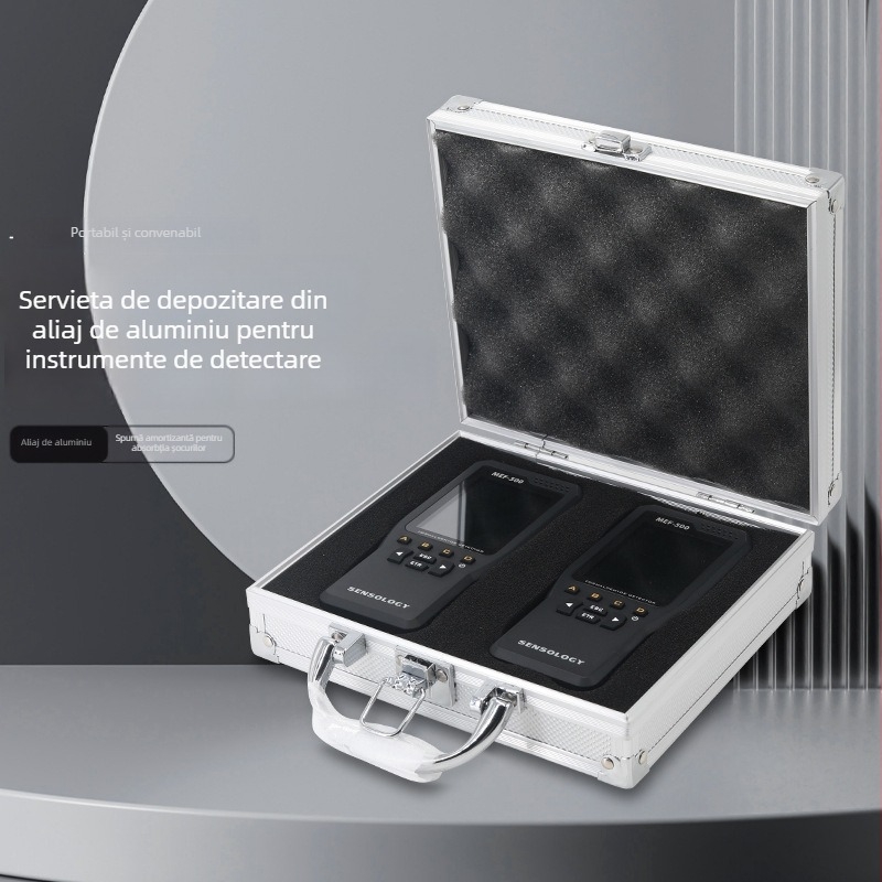 Geantă de unelte din aliaj de aluminiu, portabilă, cu panou din placă de densitate – cutie multifuncțională pentru unelte și aparate