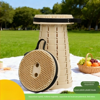 Scaun pliabil din plastic moale, portabil, stil scaun pliabil — material PP, pliabil, marcă Chenyu