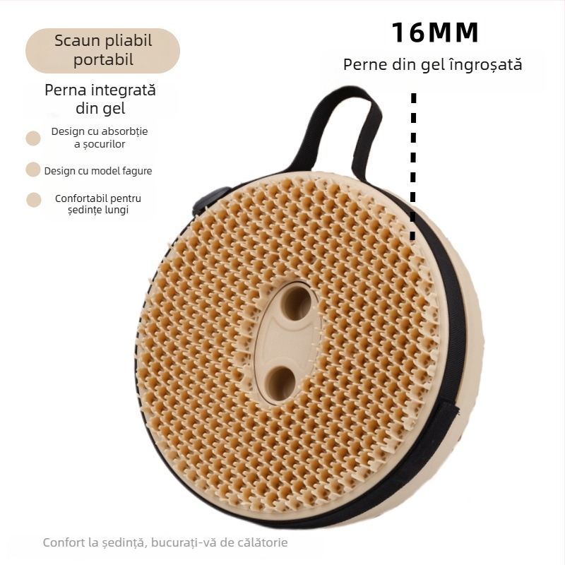 Scaun pliabil din plastic moale, portabil, stil scaun pliabil — material PP, pliabil, marcă Chenyu