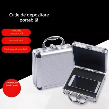 Cutie de unelte din aliaj de aluminiu, portabilă, pentru unelte hardware și grădină, seria Tool Box