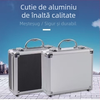 Cutie de unelte din aliaj de aluminiu, portabilă, pentru unelte hardware și grădină, seria Tool Box