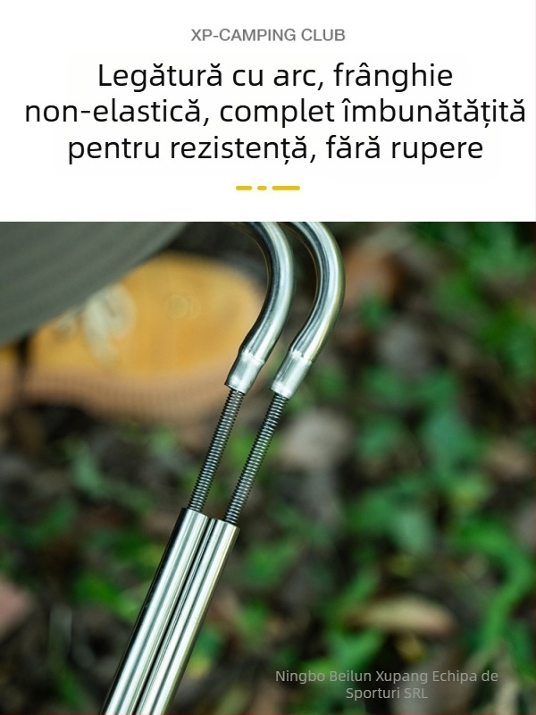 Taburet pliabil din oțel inoxidabil, ultra-ușor, portabil pentru exterior, camping și pescuit