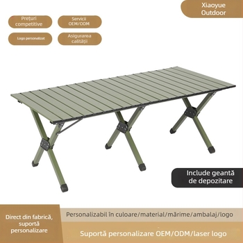 Masa pliabilă Xiaoyue pentru exterior, din oțel carbon, Origine Yongkang