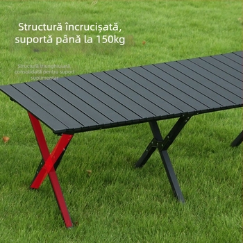 Masa pliabilă Xiaoyue pentru exterior, din oțel carbon, Origine Yongkang