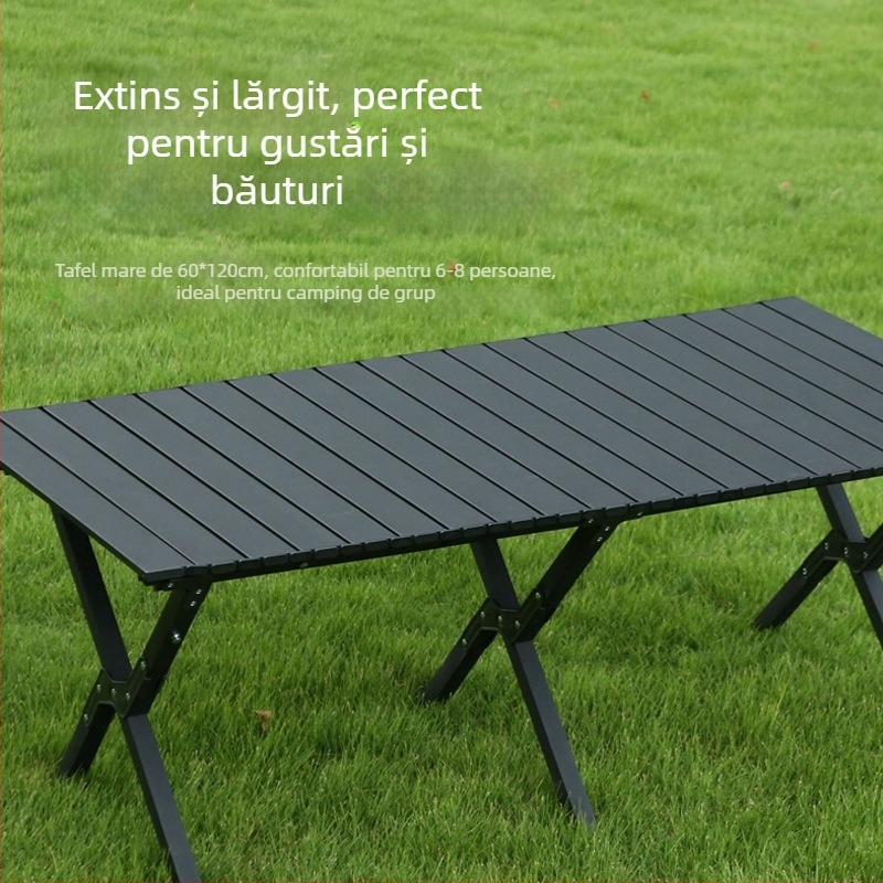 Masa pliabilă Xiaoyue pentru exterior, din oțel carbon, Origine Yongkang