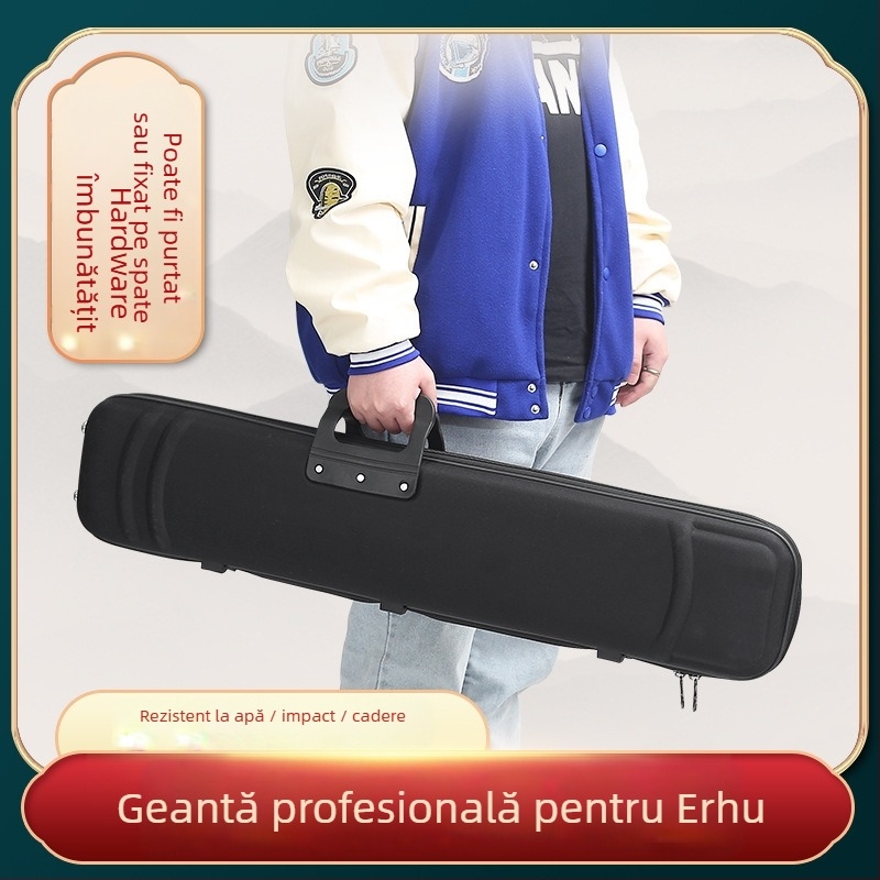 Cutie Erhu din stofă Oxford, impermeabilă, anti-cadere, purtare pe spate, ușoară
